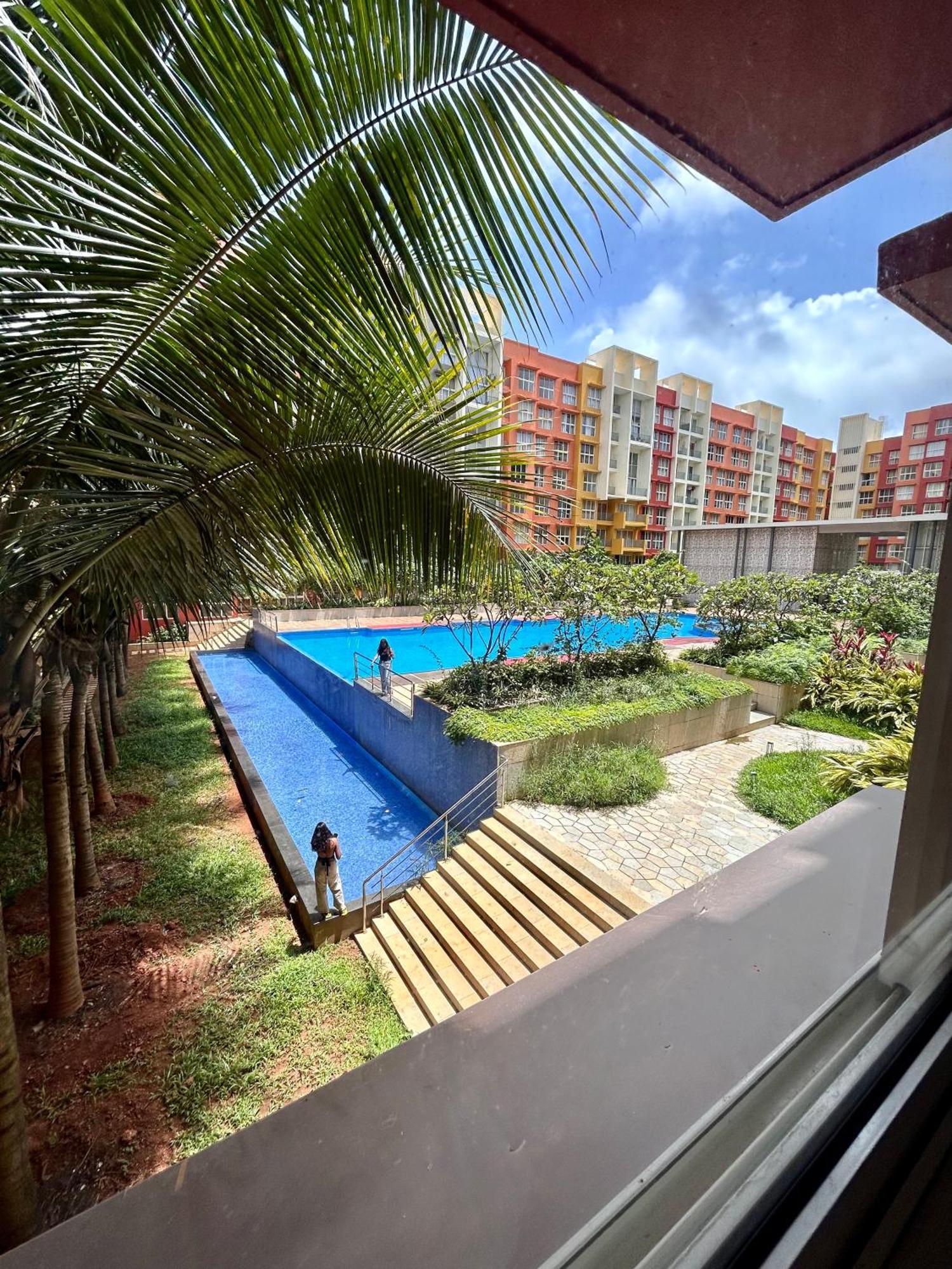 Pool And Garden View Good Stay Premium 2 Bhk Flat 104 Dabolim Ngoại thất bức ảnh